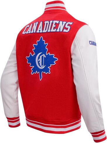 Pro Standard Mens NHL Retro Classics Varsity Jacket in Saudi Arabia