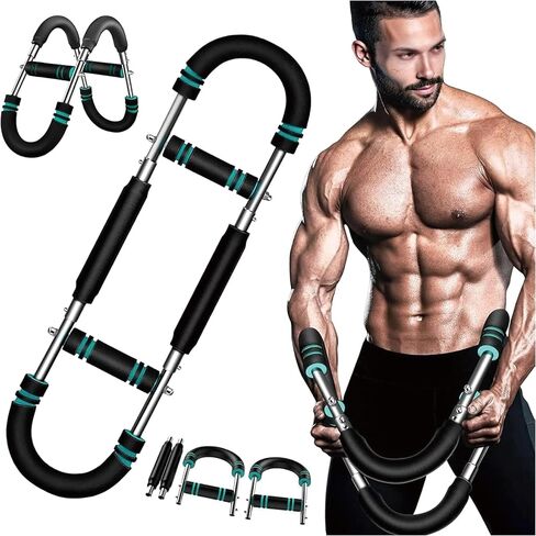 Twister Arm Trainer,Adjustable 40-220lb Chest Workout Equipment Power Twist Arm Trainer,Forearm Strengthener,Portable Twister Arm Workout for Home Fitness in Saudi Arabia