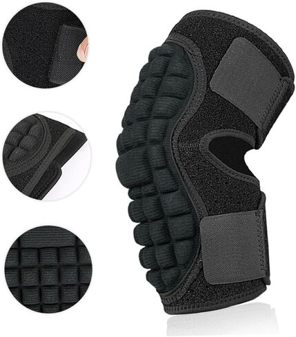 Adjustable Elbow Pad for Adults with Hook and Loop Strap Breathable Sports Elbow Brace Sleeve with Sweat Absorption for Outdoor Activities Sbr and EVA Protective Arm Support in Saudi Arabia