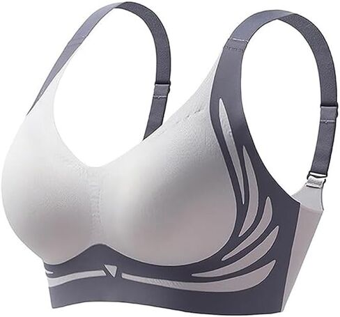 Women's Elegant Seamless Push-Up Sports Bra - Fixed Lined Cups for Hiking & Outdoor Activities in Saudi Arabia