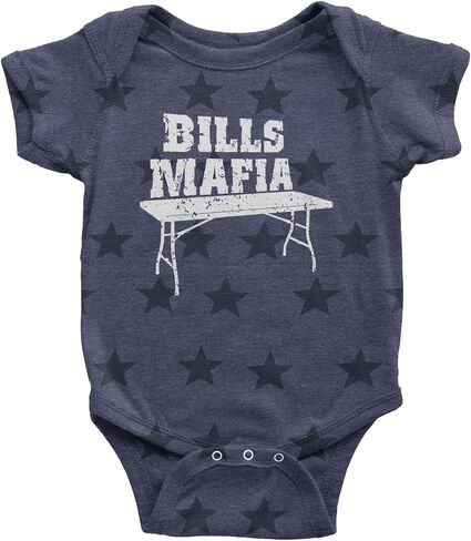 بدلة قطعة واحدة لمشجعي كرة القدم Bills Mafia من القطن الناعم in Saudi Arabia