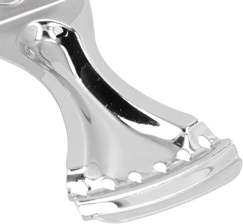 Guitar Tailpiece Replacement for Electric Guitar with Mounting Screw - High Compatibility Silver Color 6 String Bridge Accessories with Anchors and Studs in Saudi Arabia