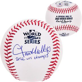 Lance McCullers Jr. Autographed Official 2022 World Series Logo M.L.B Baseball Astros "22 WS Champs" Beckett BAS Witness Stock #210127 in Kuwait