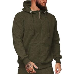 Men Lightweight Full Zip Hoodie Jacket Casual Sports Outdoor Pullover with Zippered And Pockets in Saudi Arabia