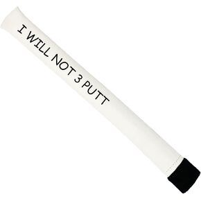 Sunfish I Will Not 3 Putt Leather Golf Alignment Stick Cover Holds 2 Sticks in Saudi Arabia