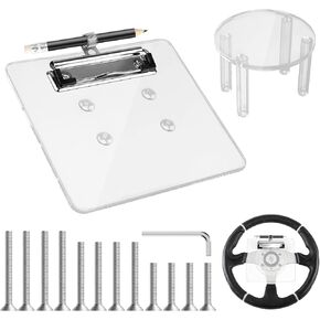 حامل بطاقة الأداء لعجلة القيادة لعربة الجولف من Archerest مع حامل قلم رصاص لسيارة النادي/EZGO TXT& RXV/Yamaha G29/Icon I40/Star Car/Excar وغيرها من معظم عربات الجولف الشفافة بسمك 5 مم من الأكريليك in Kuwait