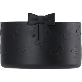 قطعة واحدة من حذاء كأس واقي بفيونكة سوداء لـ 20 30 40 أونصة من ممتص الصدمات ستانلي، إكسسوارات غطاء سفلي من السيليكون، هدايا عيد الميلاد لتخزين الهدايا للنساء in Kuwait