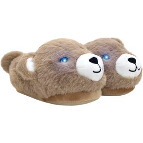 Robeez Toddler Slippers, Girls and Boys Light Up Animal Slippers for Kids, 12 Months - 8 Years in Saudi Arabia