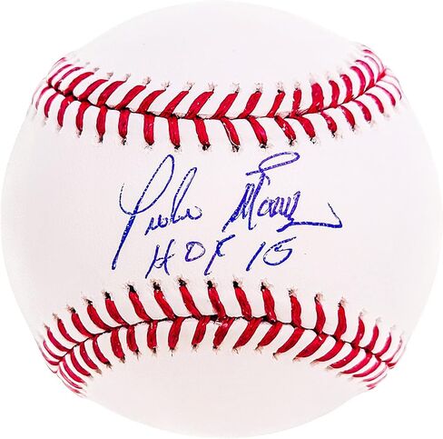 Pedro Martinez Autographed Official M.L.B Baseball Boston "HOF 15" Beckett BAS Witness Stock #211747 in Saudi Arabia