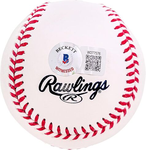 Pedro Martinez Autographed Official Hall of Fame HOF Logo Baseball Boston Beckett BAS Witness Stock #211749 in Saudi Arabia