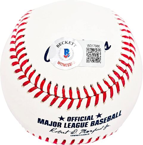 Wade Boggs Autographed Official M.L.B Baseball Boston "3010 Hits" Beckett BAS Witness Stock #212197 in Saudi Arabia