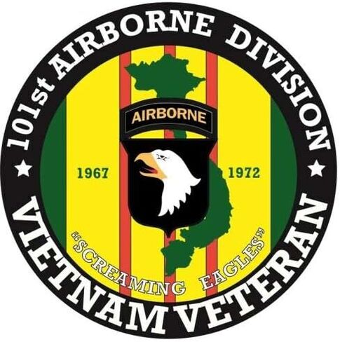 Kramer Vietnam Veteran 101st Airborne Sticker for Car Vinyl Decal Truck Window Car Bumper Sticker (3") in Saudi Arabia