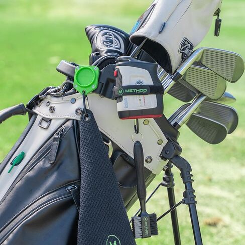 Method Golf BagStack Gear Hub Starter Pack - Golf Accessories Magnetic Landing Pad Plus Two MagStack Tiles - Modular Magnetic Tool Pad Gear Organization Hub with Magnet-to-Magnet Connection in Saudi Arabia