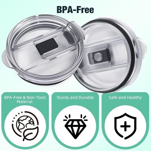 Compatible with Reduce Tumbler Lid Replacement,1Pack eak-Proof Lids Replacement Compatible with Reduce 32/40/50oz Tumbler,Splash Proof,Wear-Resistant. in Kuwait