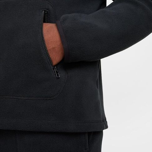 بلوفر بغطاء رأس للشتاء من Nike Club للرجال (FZ0660-010، أسود/أبيض) in Saudi Arabia