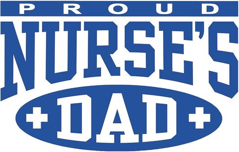 CafePress Proud Nurse's Dad Oval Sticker Oval Car Bumper Sticker in Saudi Arabia