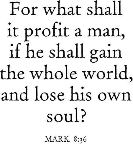 CafePress Mark 8:36 Oval Sticker Oval Car Bumper Sticker in Kuwait