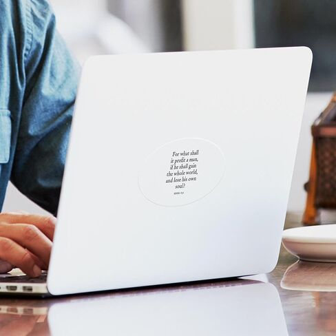 CafePress Mark 8:36 Oval Sticker Oval Car Bumper Sticker in Kuwait