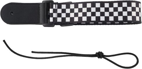Adjustable Black White Ukulele 4 String Hawaii Guitar Shoulder Strap Accessory for Gift Novelty in Saudi Arabia