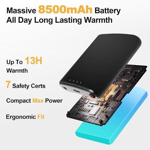Heated Socks for Men Women with App Control, 8500mAh Battery Rechargeable Electric Work Up to 13 Hours 4 Heat Settings Washable Winter Warm Feet and Outdoor for Hunting Skiing Cycling Camping in Saudi Arabia