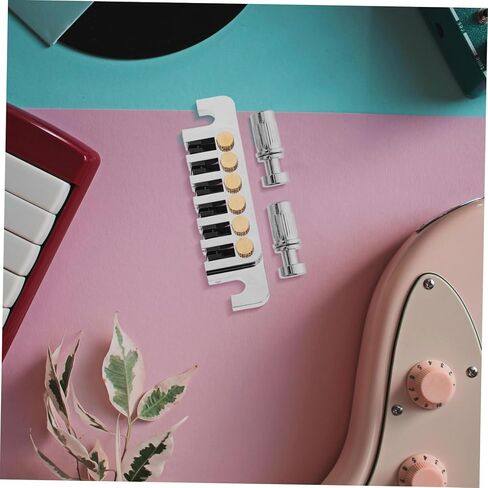 1set Metal Guitar Tailpiece Bridge for and Easy to Install Jazz Guitar Tailpiece Replacement Accessory in Kuwait