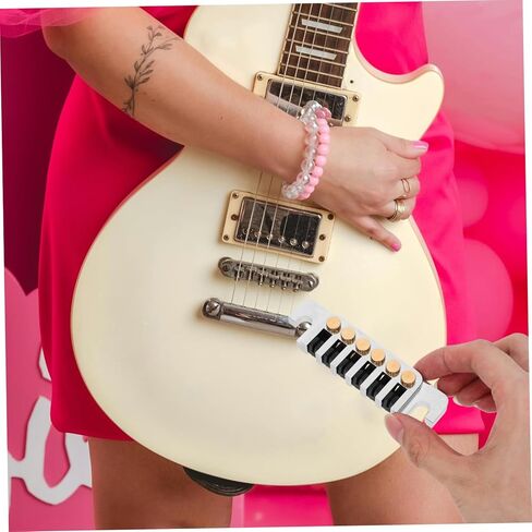 1set Metal Guitar Tailpiece Bridge for and Easy to Install Jazz Guitar Tailpiece Replacement Accessory in Kuwait