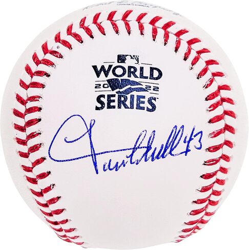 Lance McCullers Jr. Autographed Official 2022 World Series Logo M.L.B Baseball Astros Beckett BAS Witness Stock #210128 in Saudi Arabia