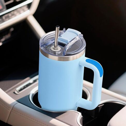 40 OZ Replacement Lid for STANLEY Quencher H2.0 Tumbler ONLY,Tumbler Covers Lid with Lock for Stanley Cup Accessories in Saudi Arabia