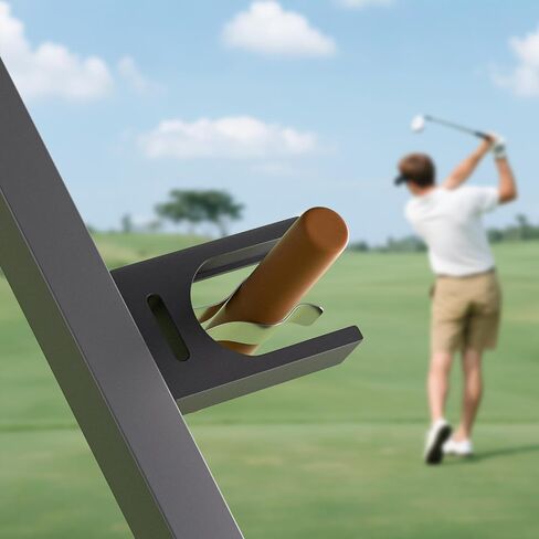 Magnetic Golf Holder Clip for Golf Cart, Sturdy Aluminum Alloy & Stainless Steel Portable Stogie Clip for Golf Carts & Accessories for Men ，Perfect for Fishing, Grilling, Camping & Sporting Events in Saudi Arabia