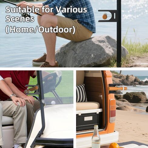Magnetic Golf Holder Clip for Golf Cart, Sturdy Aluminum Alloy & Stainless Steel Portable Stogie Clip for Golf Carts & Accessories for Men ，Perfect for Fishing, Grilling, Camping & Sporting Events in Saudi Arabia