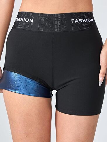 Sweat Shorts for Women Slimming Compression Workout Thermo Waist Trainer Slimming Leggings Pant in Saudi Arabia