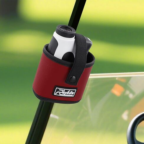 Roykaw Golf Rangefinder Pouch Mount Strap for Golf Cart, Laser Rangefinder Pouch Holder, Golf Push Cart Range Finder Holder, No Drilling Required, Firmly & Suitable Small Items in Saudi Arabia