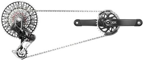 مجموعة نقل الحركة SRAM XX Eagle AXS 32T CL55 Dub 10-52T in Saudi Arabia