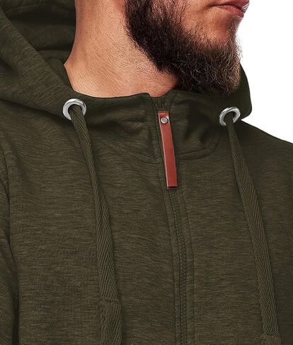 Men Lightweight Full Zip Hoodie Jacket Casual Sports Outdoor Pullover with Zippered And Pockets in Saudi Arabia