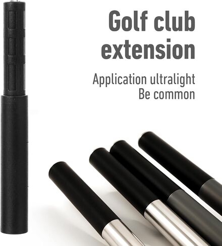 Bremorou 4 Pcs Golf Shaft Extension Golf Club Extension Rod Club Shaft Extensions Stick Extender Extensions for Graphite Shafts for Iron Wood Putter Accessories(Black) in Saudi Arabia