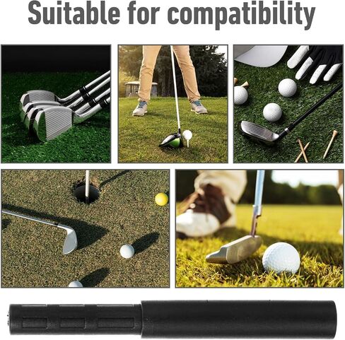 Bremorou 4 Pcs Golf Shaft Extension Golf Club Extension Rod Club Shaft Extensions Stick Extender Extensions for Graphite Shafts for Iron Wood Putter Accessories(Black) in Saudi Arabia