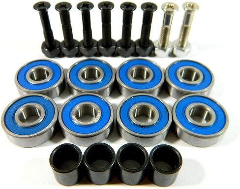 ABEC 7 Skateboard Bearings + Spacers + 1" Hardware in Saudi Arabia