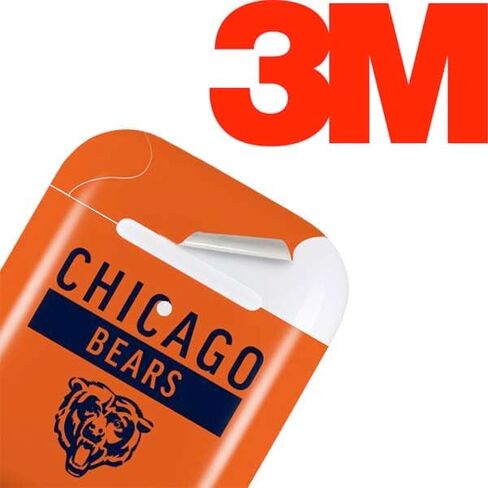 Skinit Decal Audio Skin Compatible with Apple AirPods - Officially Licensed NFL Chicago Bears Orange Performance Series Design in Saudi Arabia