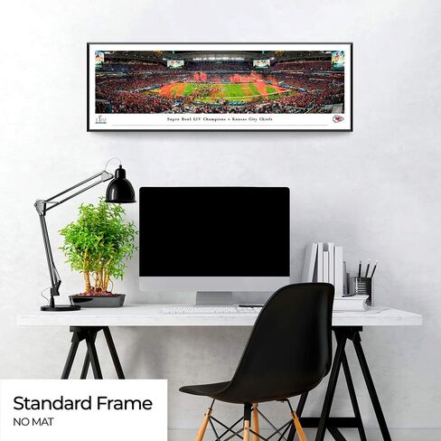 أبطال NFL Super Bowl LIV 2020، Kansas City Chiefs - ملصق غير مؤطر مقاس 40 × 13.5 من Blakeway Panoramas in Kuwait