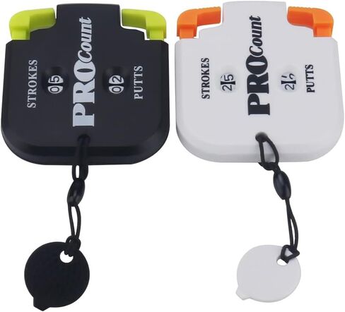 برينغسين ميني سكور كونتر جولف ستروك شوت بوت تالي حارس رقم مع سلسلة مفاتيح (عبوة من 2) - أسود in Kuwait