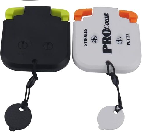 برينغسين ميني سكور كونتر جولف ستروك شوت بوت تالي حارس رقم مع سلسلة مفاتيح (عبوة من 2) - أسود in Kuwait