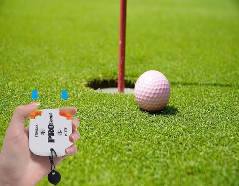 برينغسين ميني سكور كونتر جولف ستروك شوت بوت تالي حارس رقم مع سلسلة مفاتيح (عبوة من 2) - أسود in Kuwait