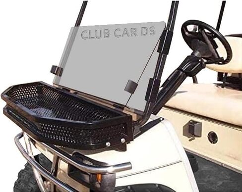 سلة طين أمامية شديدة التحمل من شركة Huskey Parts، سلة أدوات شحن خارجية متوافقة مع EZGO TXT/RXV/VALOR/S4/LIBERTY؛ Club Car DS/سابقة/إلى الأمام/تيمبو؛ /عربة جولف ياماها G22-G29 (انتقائية) in Saudi Arabia