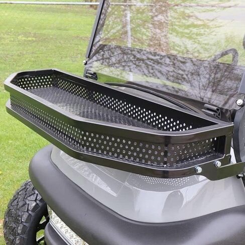 سلة طين أمامية شديدة التحمل من شركة Huskey Parts، سلة أدوات شحن خارجية متوافقة مع EZGO TXT/RXV/VALOR/S4/LIBERTY؛ Club Car DS/سابقة/إلى الأمام/تيمبو؛ /عربة جولف ياماها G22-G29 (انتقائية) in Saudi Arabia