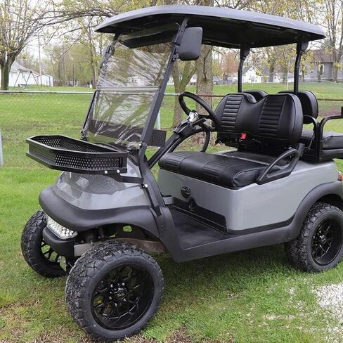 سلة طين أمامية شديدة التحمل من شركة Huskey Parts، سلة أدوات شحن خارجية متوافقة مع EZGO TXT/RXV/VALOR/S4/LIBERTY؛ Club Car DS/سابقة/إلى الأمام/تيمبو؛ /عربة جولف ياماها G22-G29 (انتقائية) in Saudi Arabia