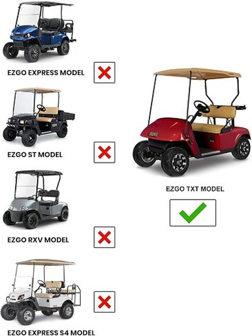 سلة طين أمامية شديدة التحمل من شركة Huskey Parts، سلة أدوات شحن خارجية متوافقة مع EZGO TXT/RXV/VALOR/S4/LIBERTY؛ Club Car DS/سابقة/إلى الأمام/تيمبو؛ /عربة جولف ياماها G22-G29 (انتقائية) in Saudi Arabia