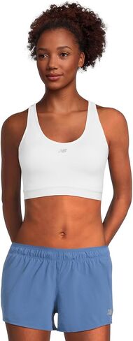 حمالة صدر نسائية من New Balance NB Essential Run، أبيض، M (D-DD) in Saudi Arabia