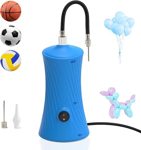 Balloon Pump Electric Air Pump for Long Balloon Inflator Blower Machine for Birthday Party Celebration Balloons Decorations for Sport Ball Twisty Animal Balloons Upgraded Version in Saudi Arabia