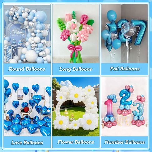 Balloon Pump Electric Air Pump for Long Balloon Inflator Blower Machine for Birthday Party Celebration Balloons Decorations for Sport Ball Twisty Animal Balloons Upgraded Version in Saudi Arabia