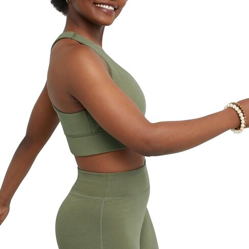 حمالة صدر رياضية من Hanes Originals Longline Racerback، دعم متوسط in Kuwait